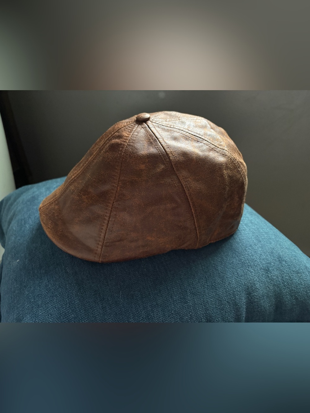 Boston Scally Brown Leather XL Hat